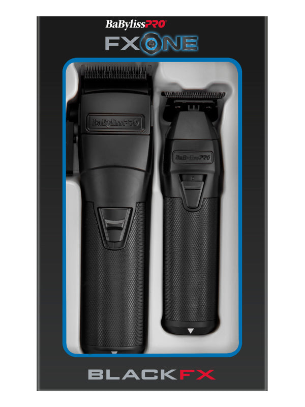 BabylissPRO FXONE BlackFX Clipper + Trimmer (Solo Máquinas)