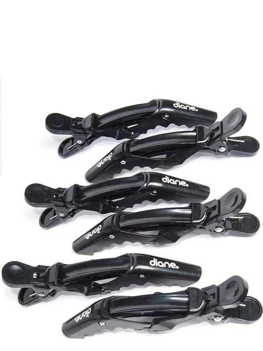 Diane Gator Clips 6 Pack #D83C 4.5"