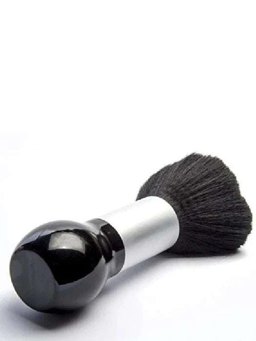 Diane Large Neck Duster Blk & Silv Nylon Bristles 7 1/2"