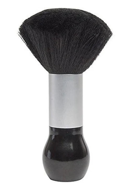 Diane Large Neck Duster Blk & Silv Nylon Bristles 7 1/2"