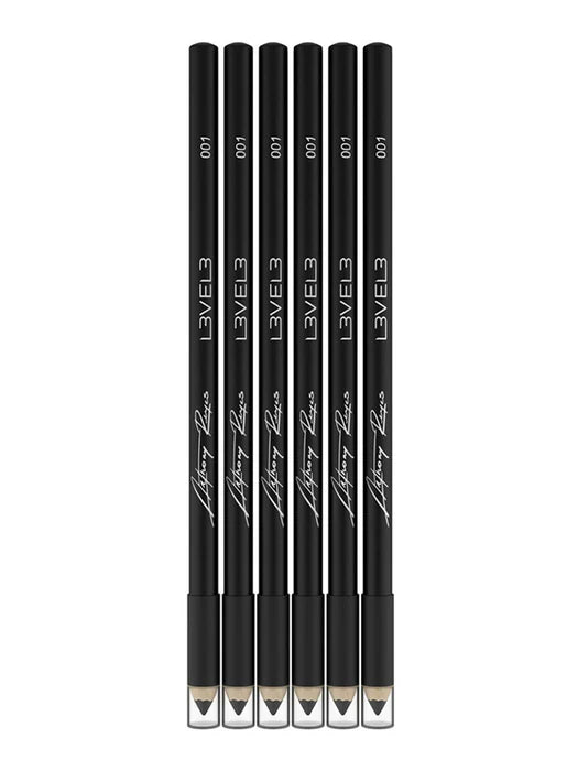 L3VEL3 Black Pencils 6 Pc