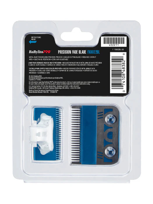 BaBylissPRO MIM Ultra-Thin Blue Clipper Blade (22 Teeth)