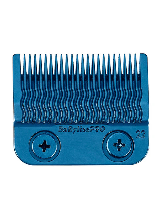 BaBylissPRO MIM Ultra-Thin Blue Clipper Blade (22 Teeth)