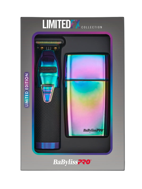 BaBylissPRO LimitedFX Iridescent Holiday Combo – Trimmer & Shaver de Edición Limitada