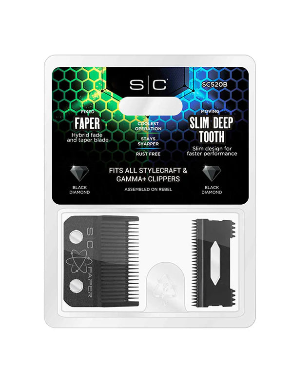 Stylecraft Set Fixed Faper Blade & DLC Slim Deep Moving Blade