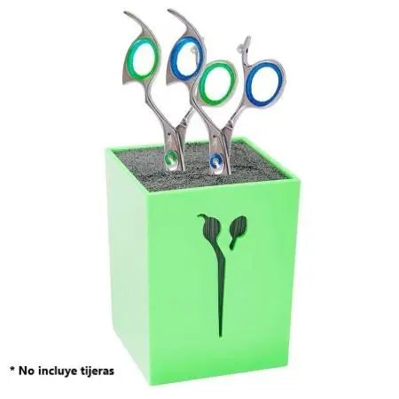 Soporte Profesional para Tijeras color verde
