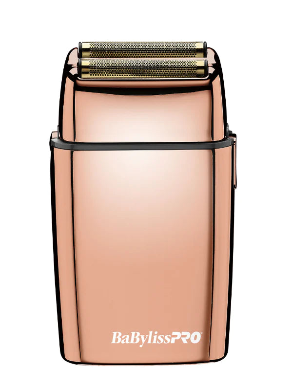 BabylissPro Rose Gold Cordless Metal Double-Foil Shaver
