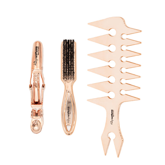 BaBylissPRO Set Gold Rose Trio