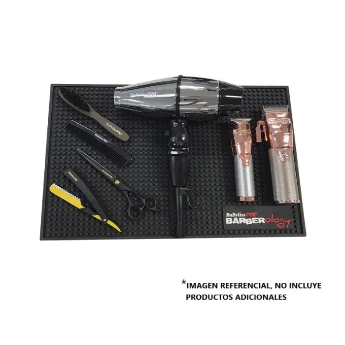 BaBylissPRO Barberology Mat Estación De Goma Negro
