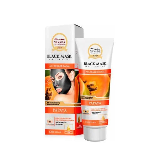 Nevada Mascarilla Negra Papaya
