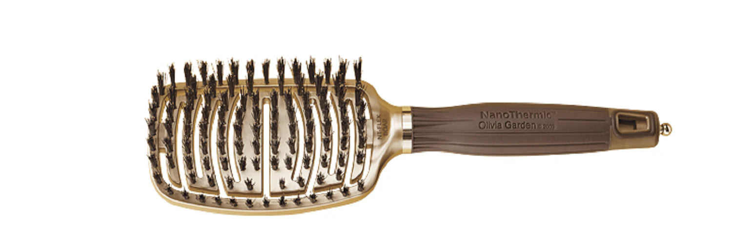 Olivia Garden NanoThermic Flex Collection Brush, Boar