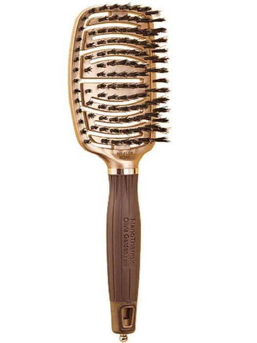 Olivia Garden NanoThermic Flex Collection Brush, Boar