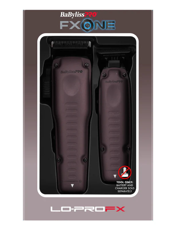 BaBylissPRO FXONE LO-PROFX Purple Clipper & Trimmer – Colección Nightfall (Edición Limitada)