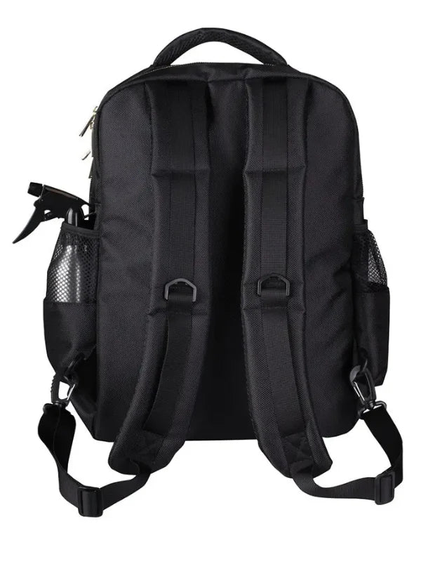 Mochila de Viaje para Barbero Percu Black: Organizador Portátil