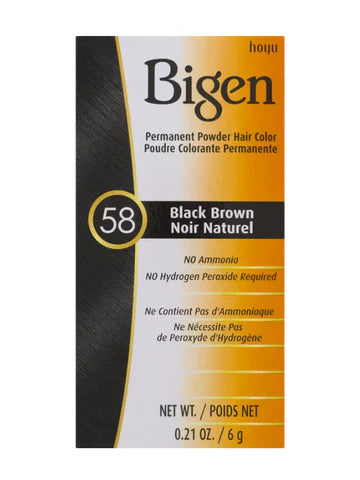 Bigen 58 Permanent Powder Hair Color 0.21G