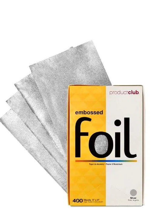 Product Club Pre-Cut Embossed Foil 5X8 400CT Silver