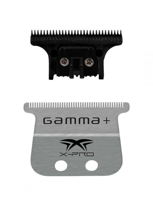 Gamma+ Set Fixed Steel X-Pro Wide Blade+The One Dlc Cutting Blade Silver