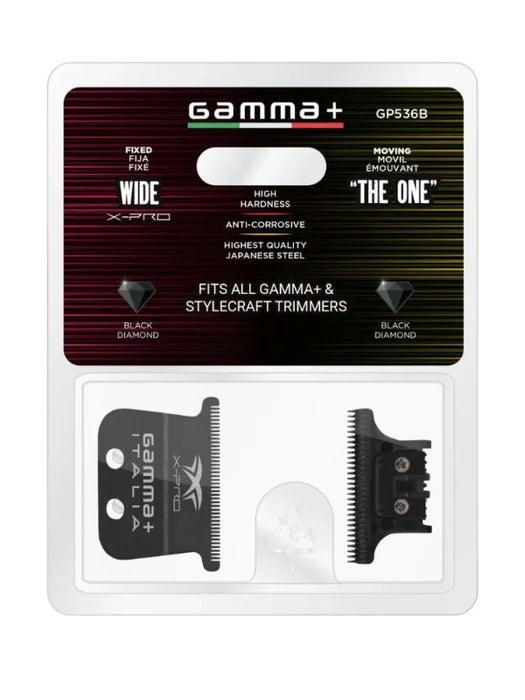Gamma+ Fixed DLC X-Pro Wide Blade+The One DLC Cutting Blade GP536B