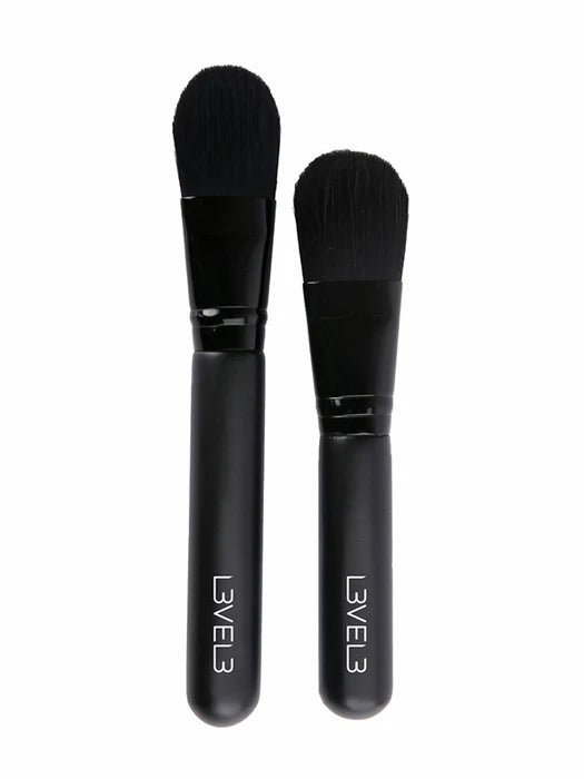 L3VEL3 Face Mask Brush Set 2pc