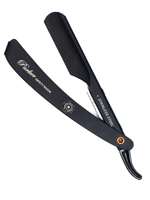 Parker Stainless Steel Black Adjustable Barber Razor