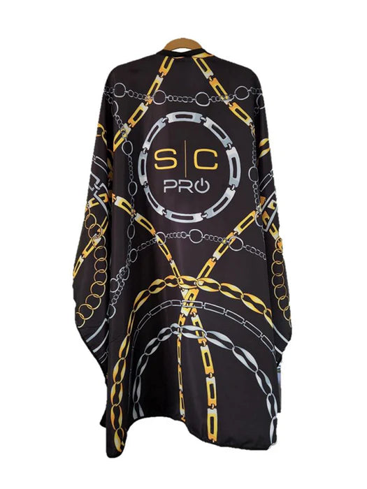 StyleCraft Cutting Pro Chain Cape - Black & Gold