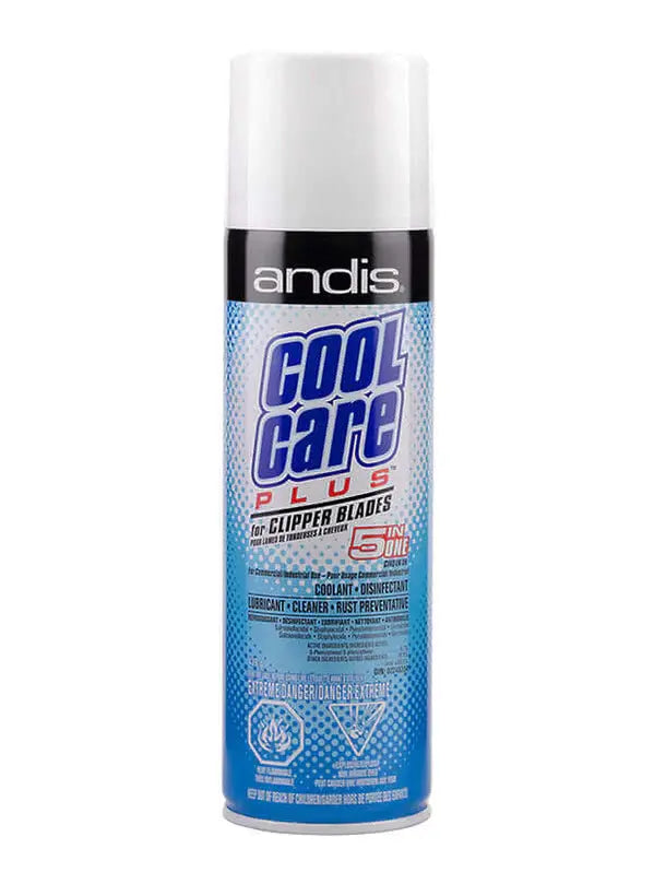 Spray Andis Cool Care Plus para cuchillas de máquina – 15.5 oz