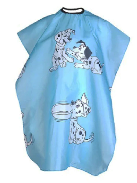 Vincent Childrens Cutting Cape Light Blue Puppy VT2405