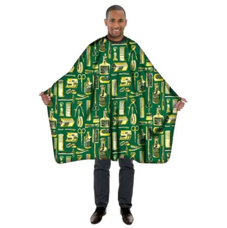 Betty Dain Capa estilo Vintage Verde/Dorado