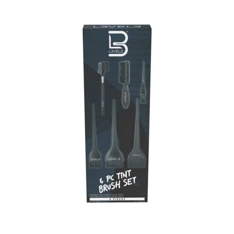 L3VEL3 Juego de brochas de tinte 6 piezas