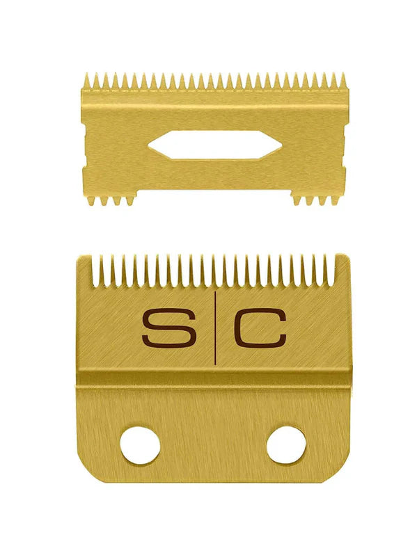 StyleCraft  Clipper Fade  Blade with  Moving Gold  Titanium Slim  Deep Tooth  Cutter Set