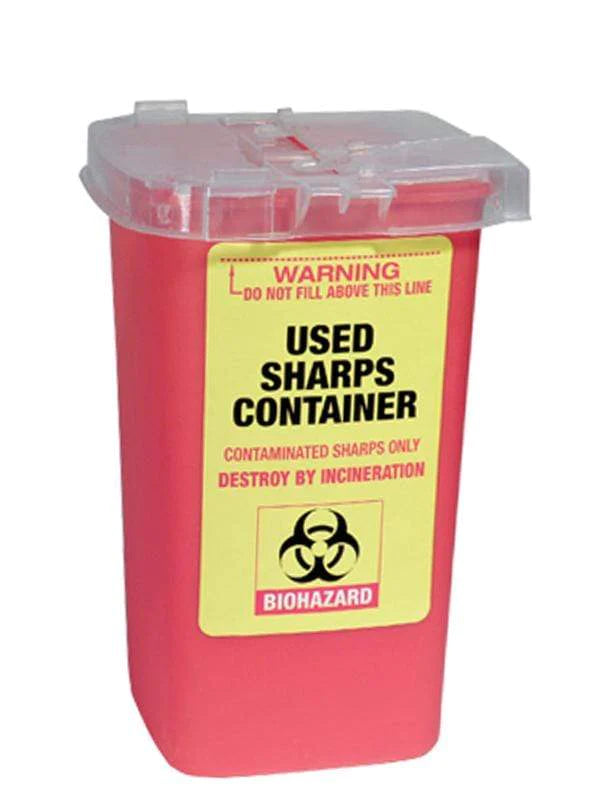 Contenedor para Cuchillas Usadas Scalpmaster Rojo